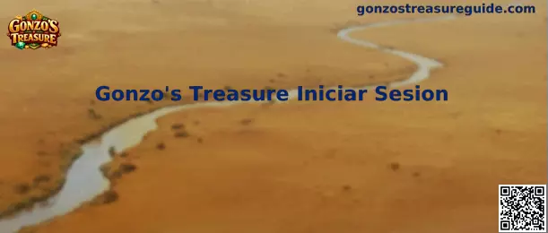 Guía visual de inicio de sesión de Gonzo's Treasure