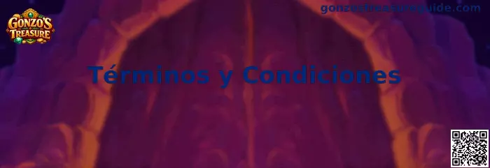 Información sobre términos y condiciones de Gonzo's Treasure